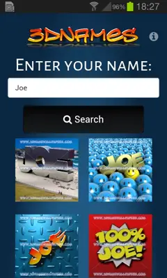 3DNames android App screenshot 10