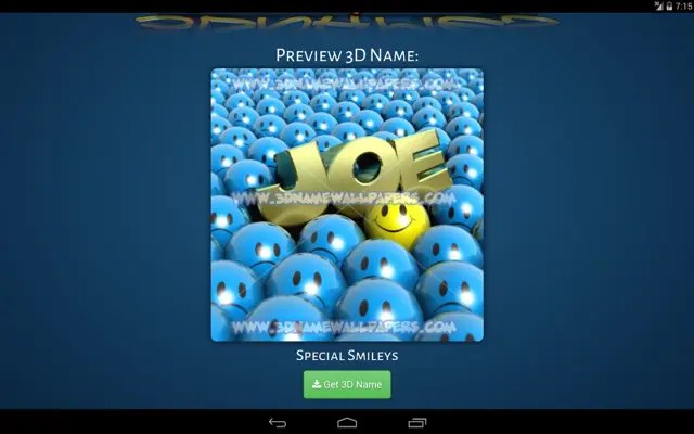 3DNames android App screenshot 3