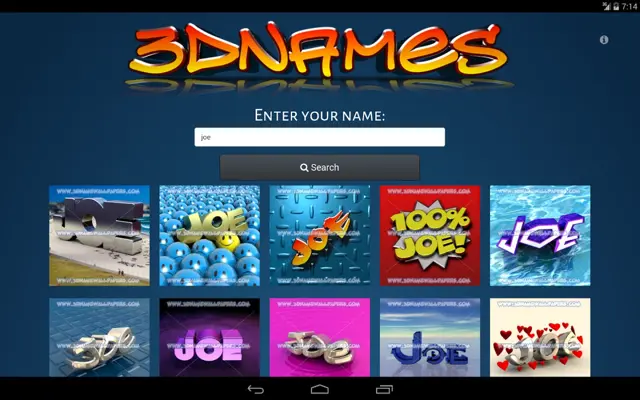 3DNames android App screenshot 5